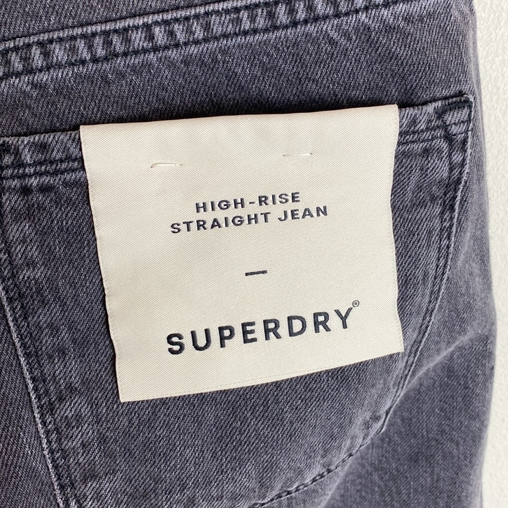 SUPERDRY High Rise Straight Jean - Picture 10 of 12